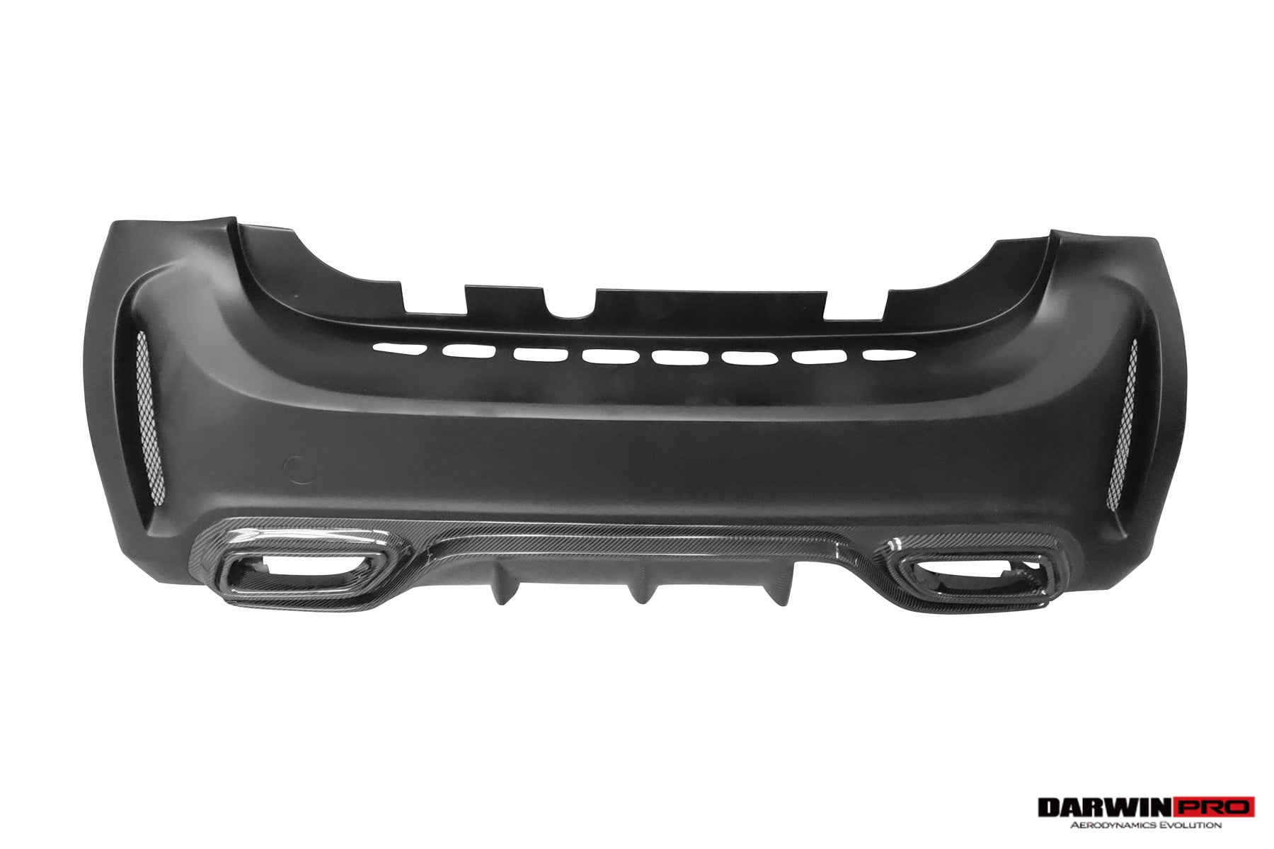 2016 - 2020 Smart Fortwo 453 BKSS Style Partial Carbon Fiber Rear Bumper